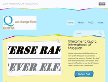 Tablet Screenshot of massillonquota.org